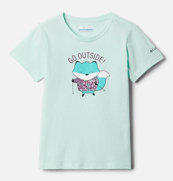 Columbia Shannon Falls T-Shirt Sea For Girls NZ24671 New Zealand